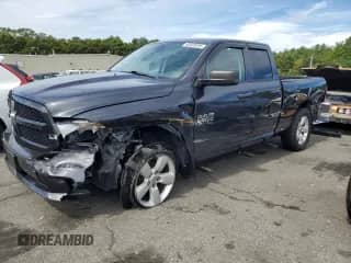 2016 Ram 1500 Express with VIN 1C6RR7FT2GS193071, listed as a Copart auction lot 80509285 with 127,924 mi miles and Salvage title. Bid and sale history available at DreamBid. Image 1.