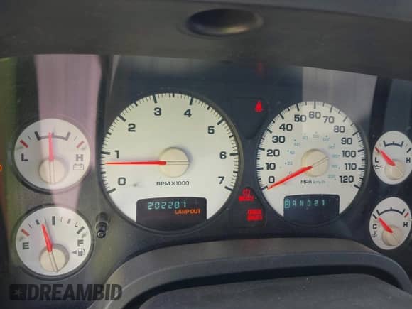 2004 Dodge 1500 SLT with VIN 1D7HU18N24J196154, listed as a IAAI auction lot 42864573 with 202,287 mi miles and . Bid and sale history available at DreamBid. Image 7.
