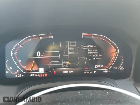 2023 BMW 4 Series 430i z VIN WBA63AV07PFN44077, wystawiony jako Copart lot #46280245 z przebiegiem 21 081 mil mil oraz Szkoda całkowita • Salvage title. Historia ofert i sprzedaży dostępna na DreamBid. Obrazek 9.