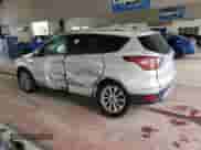 2017 Ford Escape Titanium с VIN 1FMCU0JD1HUE53434, выставлен на аукционе Copart как лот 44222165 с пробегом 129 642 миль миль и Списание • Salvage title. История ставок и продаж доступна на DreamBid. Изображение 2.