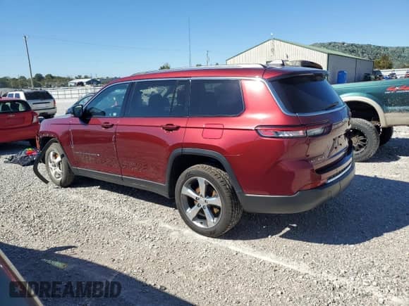2021 Jeep Grand Cherokee Limited with VIN 1C4RJKBG2M8205420, listed as a Copart auction lot 86508245 with 39,048 mi miles and Non repairable. Bid and sale history available at DreamBid. Image 2.