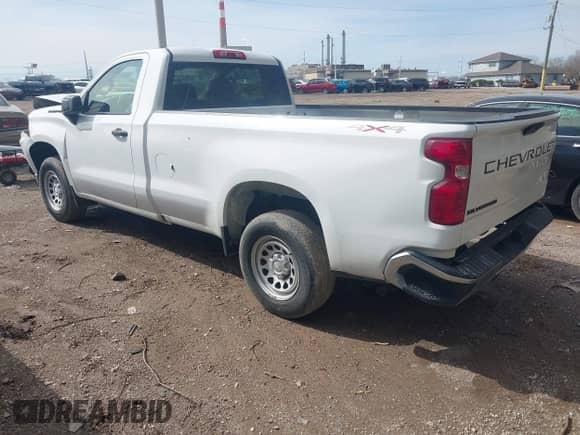 2022 Chevrolet Silverado 1500 Work Truck with VIN 3GCNYAEK3NG214966, listed as a IAAI auction lot 41951316 with 56,666 mi miles and . Bid and sale history available at DreamBid. Image 3.