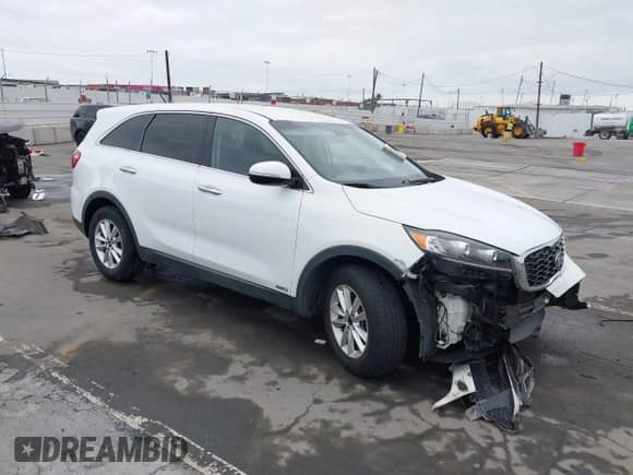 2019 Kia Sorento LX with VIN 5XYPGDA53KG456969, listed as a IAAI auction lot 42057524 with 83,828 mi miles and . Bid and sale history available at DreamBid. Image 1.