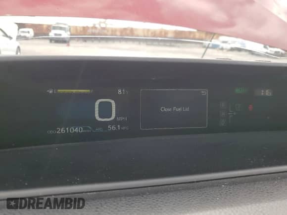 2017 Toyota Prius Two with VIN JTDKARFU1H3530430, listed as a Copart auction lot 86475855 with 261,040 mi miles and Clean title. Bid and sale history available at DreamBid. Image 9.