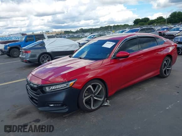 2020 Honda Accord Sport with VIN 1HGCV2F39LA003894, listed as a IAAI auction lot 43268758 with 80,820 mi miles and . Bid and sale history available at DreamBid. Image 18.