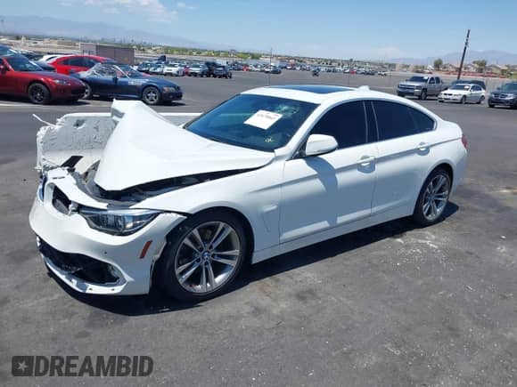 2018 BMW 4 Series 430i with VIN WBA4J1C50JBG75834, listed as a IAAI auction lot 42479042 with 67,478 mi miles and . Bid and sale history available at DreamBid. Image 18.