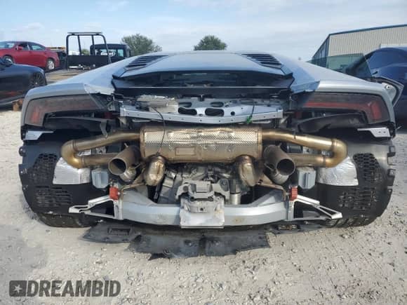 2021 Lamborghini Huracan with VIN ZHWUF5ZF2MLA17322, listed as a Copart auction lot 74884884 with 11,078 mi miles and Non repairable. Bid and sale history available at DreamBid. Image 6.