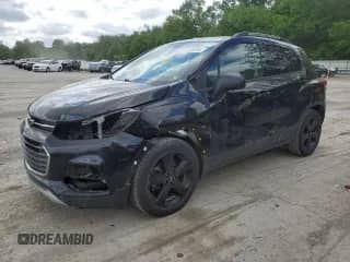 2018 Chevrolet Trax Premier with VIN KL7CJMSB3JB719519, listed as a Copart auction lot 57403985 with 96,786 mi miles and Salvage title. Bid and sale history available at DreamBid. Image 1.