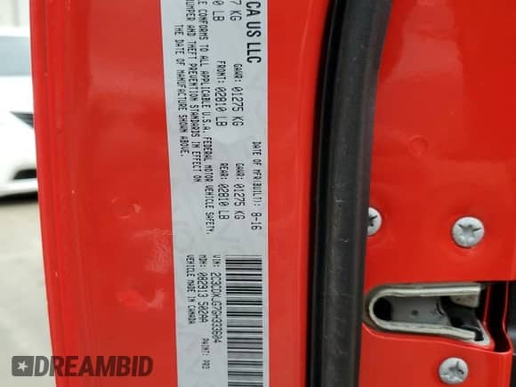 2016 Dodge Charger SXT with VIN 2C3CDXJG7GH333604, listed as a Copart auction lot 81886074 with 113,383 mi miles and Salvage title. Bid and sale history available at DreamBid. Image 12.