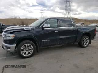 2020 Ram 1500 Longhorn with VIN 1C6SRFKT5LN220743, listed as a Copart auction lot 50660925 with 58,167 mi miles and Salvage title. Bid and sale history available at DreamBid. Image 1.