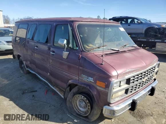 1993 Chevrolet Chevy Van с VIN 1GBEG25K3PF356235, выставлен на аукционе Copart как лот 75731034 с пробегом Не указан миль и Списание • Salvage title. История ставок и продаж доступна на DreamBid. Изображение 4.