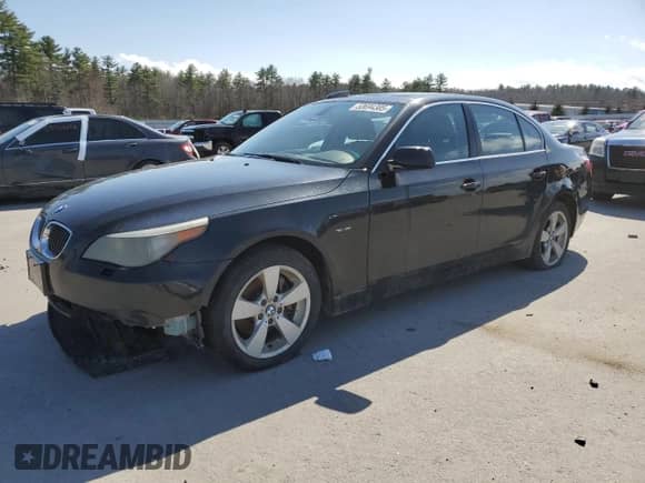 2006 BMW 5 Series 530xi z VIN WBANF73556CG69909, wystawiony jako Copart lot #53694305 z przebiegiem 217 626 mil mil oraz Szkoda całkowita • Salvage title. Historia ofert i sprzedaży dostępna na DreamBid. Obrazek 1.