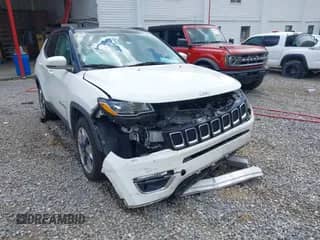 2018 Jeep Compass Limited with VIN 3C4NJCCB1JT188498, listed as a IAAI auction lot 42717751 with 84,227 mi miles and . Bid and sale history available at DreamBid. Image 1.