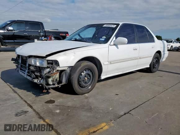 1991 Honda Accord с VIN 1HGCB7647MA136590, выставлен на аукционе Copart как лот 58500425 с пробегом 149 771 миль миль и Списание • Salvage title. История ставок и продаж доступна на DreamBid. Изображение 1.