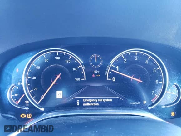 2019 BMW 7 Series 750i xDrive with VIN WBA7F2C58KB239431, listed as a Copart auction lot 41849185 with Not provided miles and Salvage title. Bid and sale history available at DreamBid. Image 9.