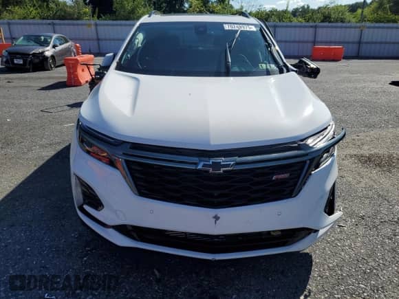 2022 Chevrolet Equinox RS с VIN 3GNAXWEVXNS145965, выставлен на аукционе Copart как лот 70249975 с пробегом 26 088 миль миль и Списание • Salvage title. История ставок и продаж доступна на DreamBid. Изображение 5.