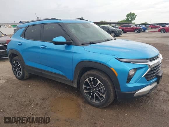 2025 Chevrolet TrailBlazer LT с VIN KL79MPSP4SB113467, выставлен на аукционе IAAI как лот 42412034 с пробегом 6 470 миль миль и . История ставок и продаж доступна на DreamBid. Изображение 1.