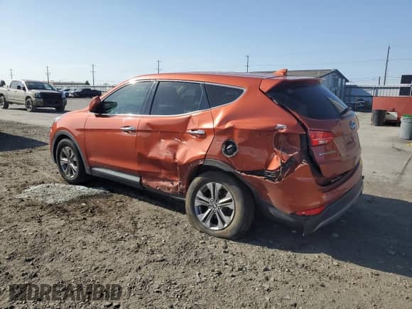 2016 Hyundai Santa Fe with VIN 5XYZT3LB4GG378095, listed as a Copart auction lot 54561595 with 93,125 mi miles and Salvage title. Bid and sale history available at DreamBid. Image 2.