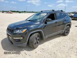 2019 Jeep Compass Altitude with VIN 3C4NJCBB4KT836337, listed as a Copart auction lot 60367885 with 52,801 mi miles and Salvage title. Bid and sale history available at DreamBid. Image 1.