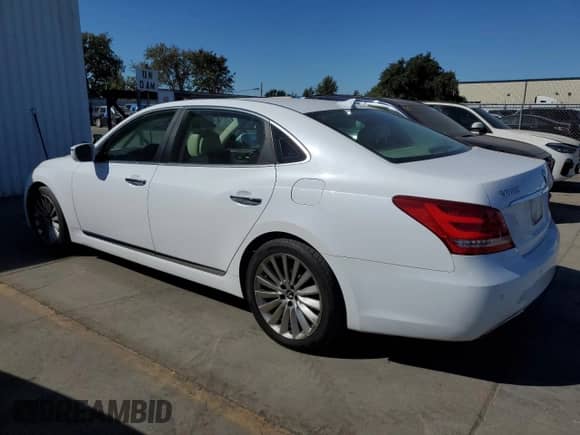 2015 Hyundai Equus Ultimate z VIN KMHGH4JH2FU095077, wystawiony jako Copart lot #71481054 z przebiegiem 111 373 mil mil oraz Szkoda całkowita • Salvage title. Historia ofert i sprzedaży dostępna na DreamBid. Obrazek 2.
