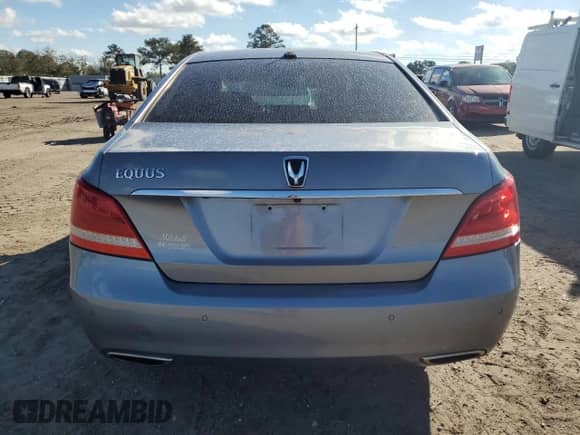 2015 Hyundai Equus Ultimate with VIN KMHGH4JH4FU094223, listed as a Copart auction lot 80720744 with 57,957 mi miles and Salvage title. Bid and sale history available at DreamBid. Image 6.