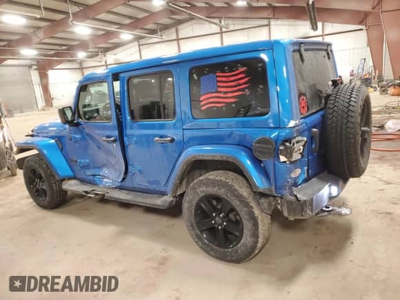 2022 Jeep Wrangler Unlimited Sahara с VIN 1C4HJXEGXNW234259, выставлен на аукционе Copart как лот 44083635 с пробегом 25 894 миль миль и Чистый • Clean title. История ставок и продаж доступна на DreamBid. Изображение 2.