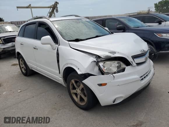 2012 Chevrolet Captiva Sport LTZ with VIN 3GNFL4E55CS609019, listed as a Copart auction lot 64484415 with Not provided miles and Salvage title. Bid and sale history available at DreamBid. Image 4.