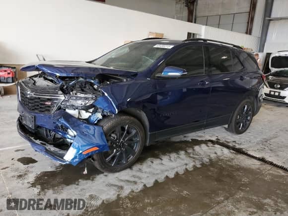 2023 Chevrolet Equinox RS с VIN 3GNAXWEGXPL105061, выставлен на аукционе Copart как лот 65456315 с пробегом 51 336 миль миль и Списание • Salvage title. История ставок и продаж доступна на DreamBid. Изображение 1.