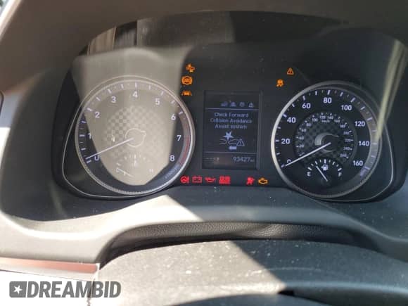 2020 Hyundai Elantra Value Edition with VIN 5NPD84LF5LH531123, listed as a Copart auction lot 80448095 with 93,427 mi miles and Salvage title. Bid and sale history available at DreamBid. Image 9.