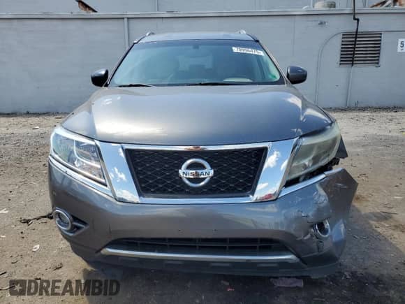 2016 Nissan Pathfinder SV z VIN 5N1AR2MM4GC645256, wystawiony jako Copart lot #70996475 z przebiegiem 165 614 mil mil oraz Szkoda całkowita • Salvage title. Historia ofert i sprzedaży dostępna na DreamBid. Obrazek 5.