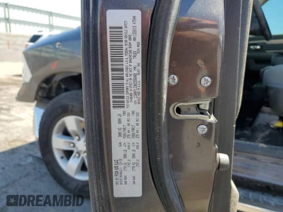 2019 Ram 1500 SLT with VIN 1C6RR7LG3KS596069, listed as a Copart auction lot 67644115 with 43,707 mi miles and Salvage title. Bid and sale history available at DreamBid. Image 12.