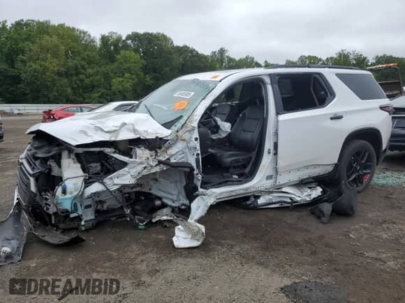 2020 Chevrolet Traverse Premier with VIN 1GNERKKW6LJ101946, listed as a Copart auction lot 69405985 with Not provided miles and Salvage title. Bid and sale history available at DreamBid. Image 1.