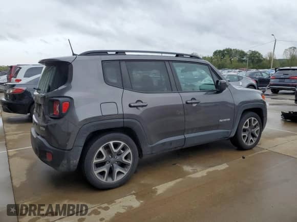 2018 Jeep Renegade Altitude with VIN ZACCJABB8JPG86993, listed as a Copart auction lot 85112585 with 129,975 mi miles and Salvage title. Bid and sale history available at DreamBid. Image 3.