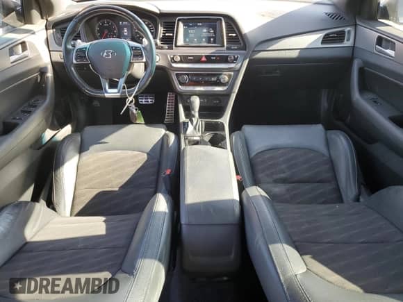 2018 Hyundai Sonata SEL with VIN 5NPE34AF4JH675538, listed as a Copart auction lot 67237985 with 94,759 mi miles and Salvage title. Bid and sale history available at DreamBid. Image 8.