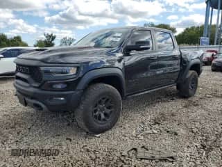2022 Ram 1500 TRX with VIN 1C6SRFU98NN104294, listed as a Copart auction lot 80712705 with 43,572 mi miles and Salvage title. Bid and sale history available at DreamBid. Image 1.