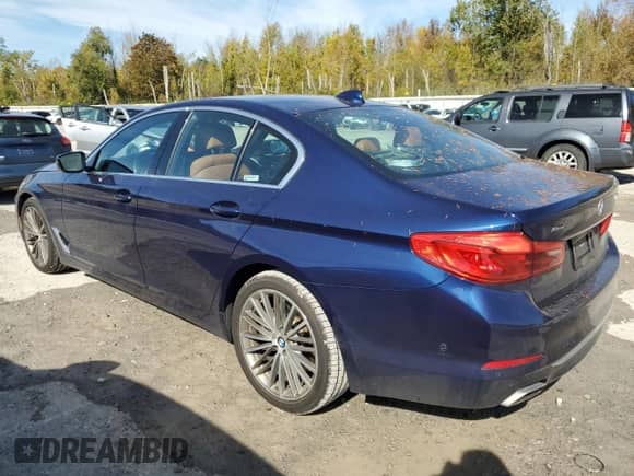 2019 BMW 5 Series 540i xDrive z VIN WBAJE7C52KG893172, wystawiony jako Copart lot #84368065 z przebiegiem 82 723 mil mil oraz Szkoda całkowita • Salvage title. Historia ofert i sprzedaży dostępna na DreamBid. Obrazek 2.