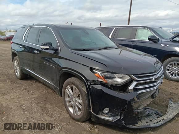 2021 Chevrolet Traverse High Country с VIN 1GNEVNKW0MJ129983, выставлен на аукционе Copart как лот 58673765 с пробегом 56 390 миль миль и На запчасти • Non repairable. История ставок и продаж доступна на DreamBid. Изображение 4.