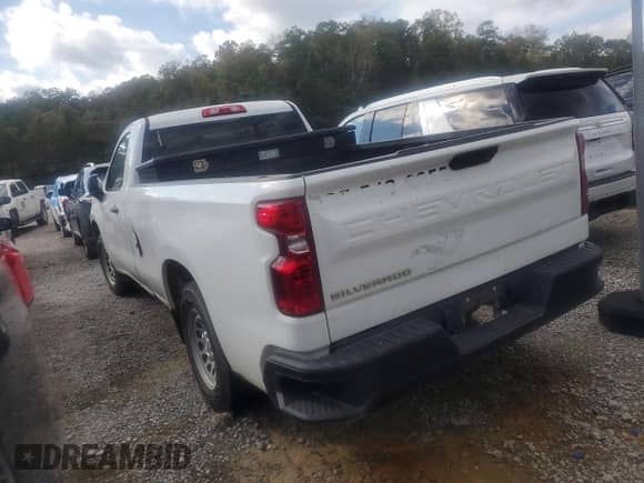 2021 Chevrolet Silverado 1500 Work Truck with VIN 3GCNWAEK0MG311840, listed as a Copart auction lot 84464555 with 59,776 mi miles and Clean title. Bid and sale history available at DreamBid. Image 2.