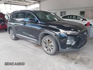 2019 Hyundai Santa Fe SEL with VIN 5NMS33AD6KH036507, listed as a IAAI auction lot 42955793 with 207,921 mi miles and . Bid and sale history available at DreamBid. Image 1.