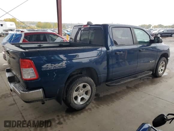 2019 Ram 1500 Tradesman z VIN 1C6SRFGT6KN704735, wystawiony jako Copart lot #86543115 z przebiegiem 142 420 mil mil oraz Czysty tytuł • Clean title. Historia ofert i sprzedaży dostępna na DreamBid. Obrazek 3.