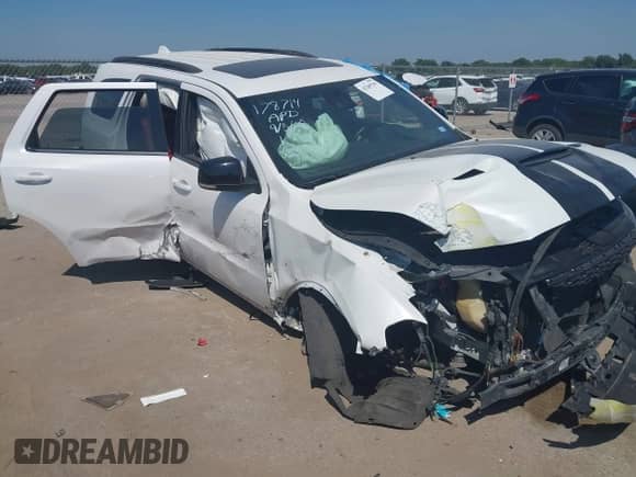 2018 Dodge Durango R/T with VIN 1C4SDJCT5JC315868, listed as a IAAI auction lot 43209760 with Not provided miles and . Bid and sale history available at DreamBid. Image 1.