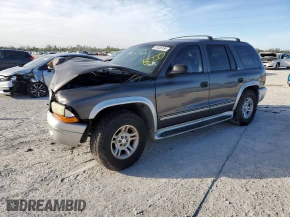 2002 Dodge Durango с VIN 1B4HR58N72F220254, выставлен на аукционе Copart как лот 87035184 с пробегом Не указан миль и Списание • Salvage title. История ставок и продаж доступна на DreamBid. Изображение 1.