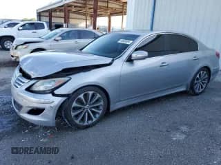 2013 Hyundai Genesis R-Spec z VIN KMHGC4DH8DU225905, wystawiony jako Copart lot #48869085 z przebiegiem 123 025 mil mil oraz Szkoda całkowita • Salvage title. Historia ofert i sprzedaży dostępna na DreamBid. Obrazek 1.