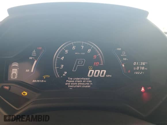 2021 Lamborghini Huracan с VIN ZHWUF5ZF7MLA17705, выставлен на аукционе Copart как лот 58845374 с пробегом 3 510 миль миль и Списание • Salvage title. История ставок и продаж доступна на DreamBid. Изображение 9.