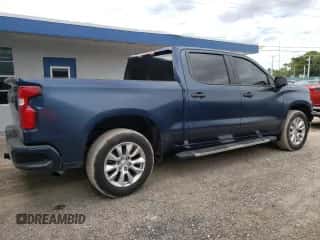 2021 Chevrolet Silverado 1500 Custom z VIN 1GCPWBEK7MZ250310, wystawiony jako Copart lot #86862815 z przebiegiem 68 185 mil mil oraz Czysty tytuł • Clean title. Historia ofert i sprzedaży dostępna na DreamBid. Obrazek 3.