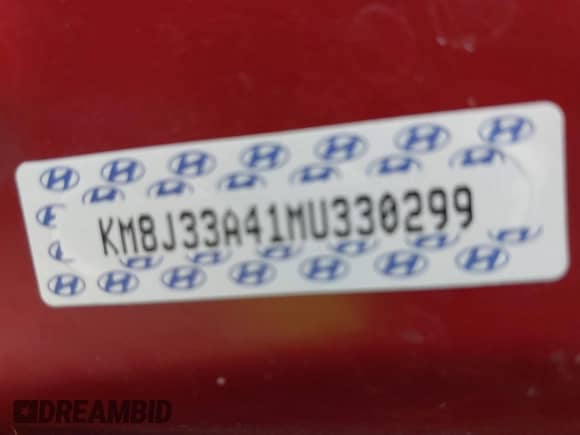 2021 Hyundai Tucson Value with VIN KM8J33A41MU330299, listed as a IAAI auction lot 42931940 with 72,409 mi miles and . Bid and sale history available at DreamBid. Image 9.