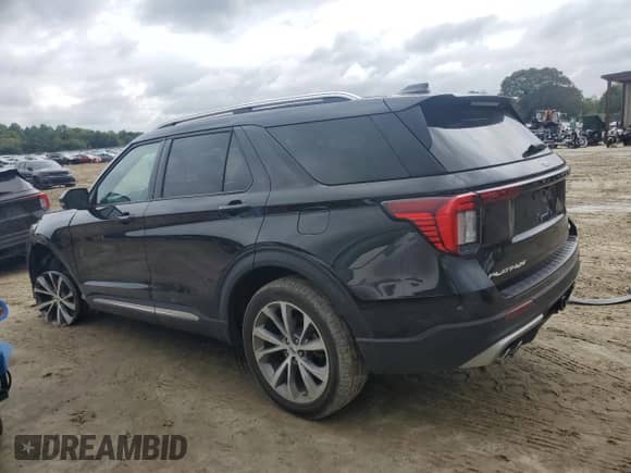 2025 Ford Explorer Platinum с VIN 1FMWK8HC7SGA97589, выставлен на аукционе Copart как лот 81287425 с пробегом 18 768 миль миль и Списание • Salvage title. История ставок и продаж доступна на DreamBid. Изображение 2.