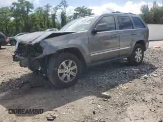 2008 Jeep Grand Cherokee Limited with VIN 1J8HR58N78C163799, listed as a Copart auction lot 80260705 with 181,839 mi miles and Non repairable. Bid and sale history available at DreamBid. Image 1.