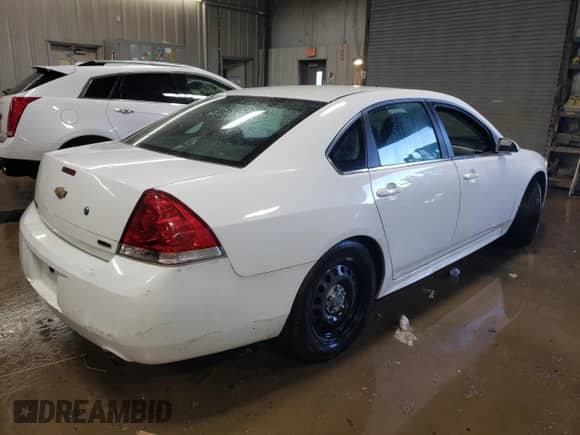 2016 Chevrolet Impala Police Police with VIN 2G1WD5E32G1102972, listed as a Copart auction lot 43759575 with Not provided miles and Salvage title. Bid and sale history available at DreamBid. Image 3.
