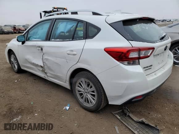 2017 Subaru Impreza Premium with VIN 4S3GTAD66H3744674, listed as a Copart auction lot 45088825 with 65,218 mi miles and Salvage title. Bid and sale history available at DreamBid. Image 2.